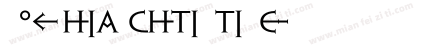 sophia chtistine字体转换
